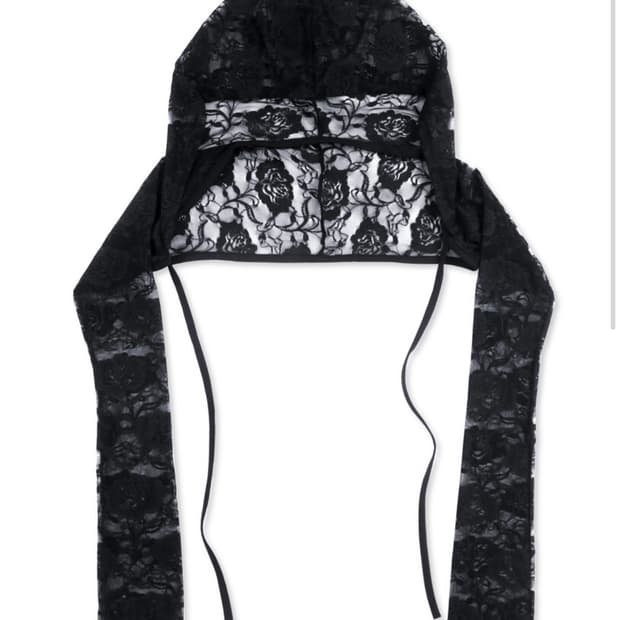 Taae 레이스 후디 볼레로 가디건