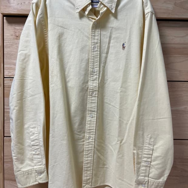 폴로 솔리드 셔츠 CLASSIC FIT lemon