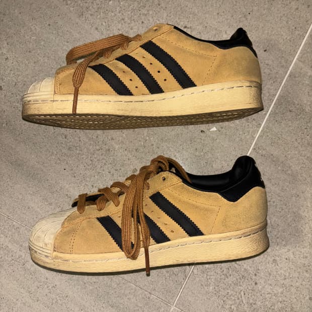 아디다스 슈퍼스타 82 브라운 블랙