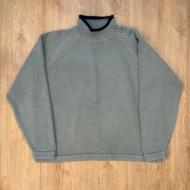 카키스 khakis 오버다이드 롤넥 니트 스웨터 3사이즈