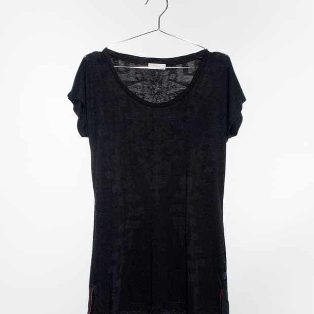 Linen Sheer Pattern T-shirts