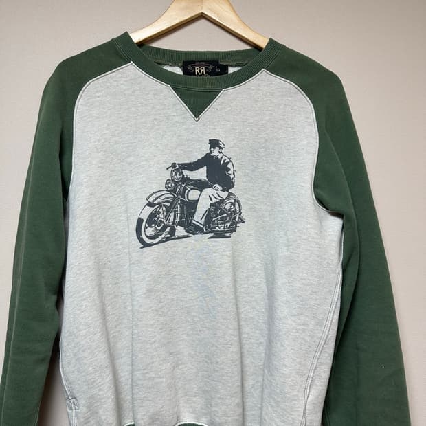 RRL 스웻셔츠 모토사이클 맨