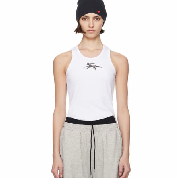 [M,XL]프로토타입스 로고 탱크탑/화이트