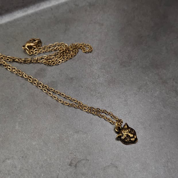 61 구찌 빈티지 정품 목걸이 업사이클링 써지컬체인