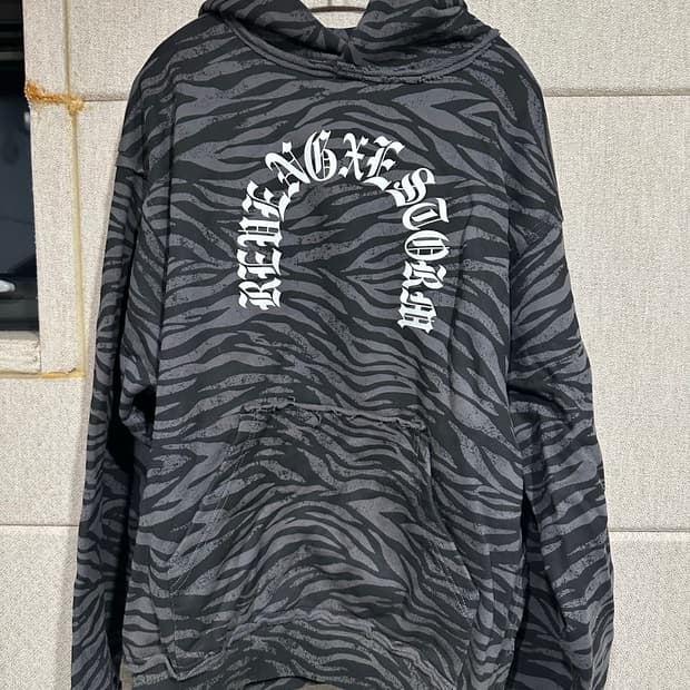 리벤지 스톰 지브라 후드