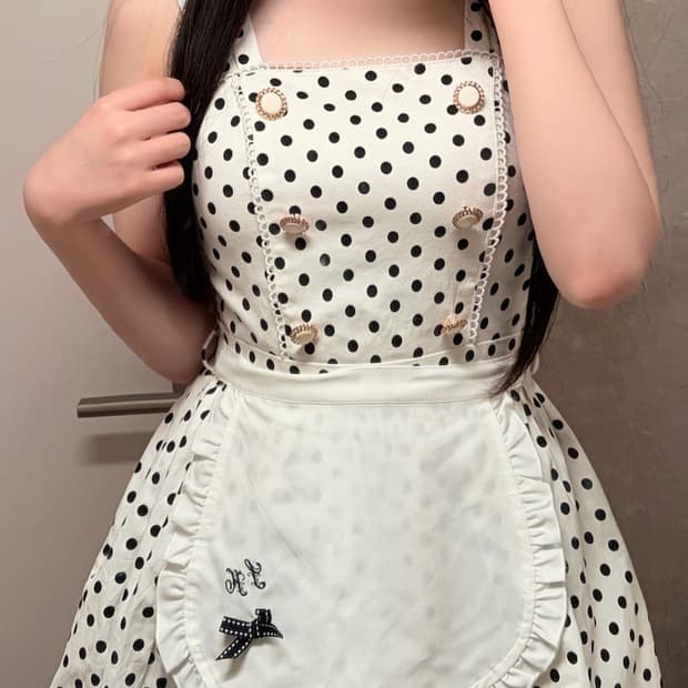 시크릿허니 도트 원피스