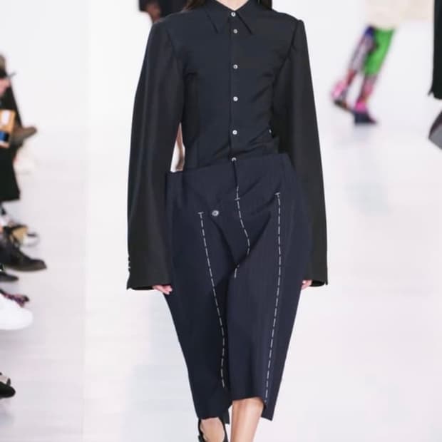 19AW 메종 마르지엘라 런웨이 컬렉션 오버패드 셔츠 자켓 40