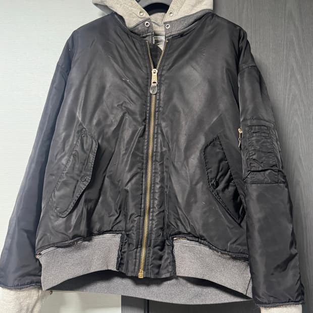 [XL]스키즘인듀싱 챔피온 ma-1 미발매 상품