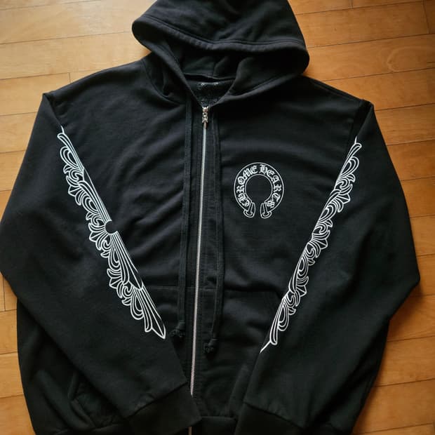 크롬하츠 플로랄 후드집업 XL