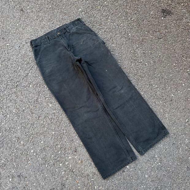 OG 칼하트 싱글니 B11 BLK 카펜터 팬츠