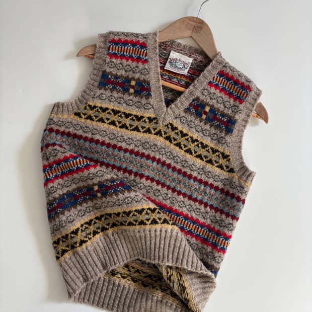 Jamieson’s 페어아일 울 니트 베스트