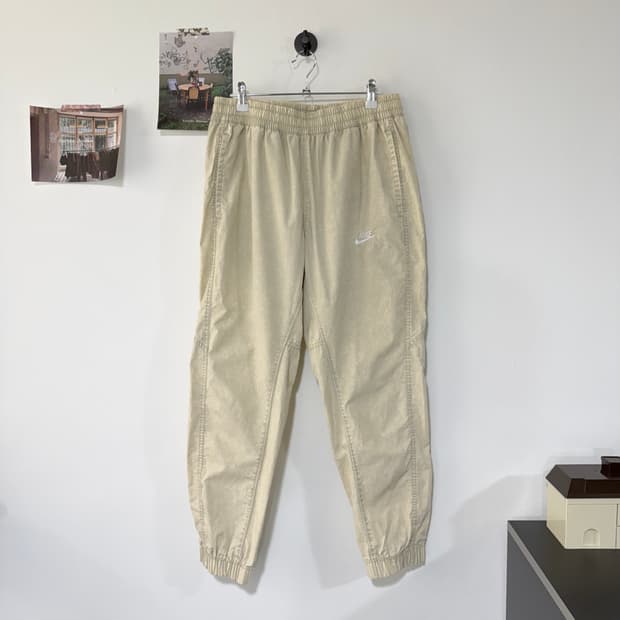 [L] 나이키 로고 우븐 조거팬츠