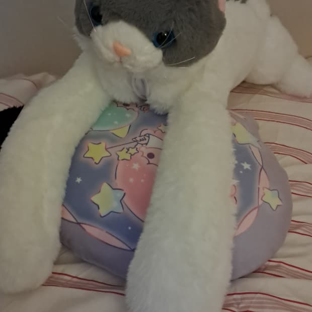 큐티캣 목도리 백팩