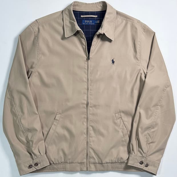 폴로 랄프로렌 베이지 바이스윙 폴리쉘 자켓