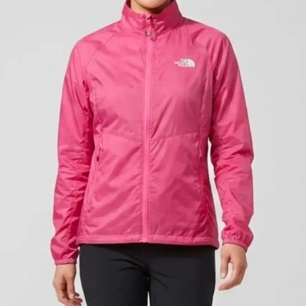 노스페이스 여성 바람막이 자켓 90 (L) 핑크