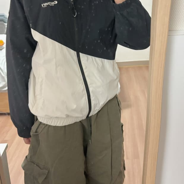 디스커버리 투톤 바람막이