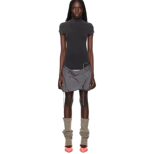 오토링거 그레이 패러슈트 드레스 