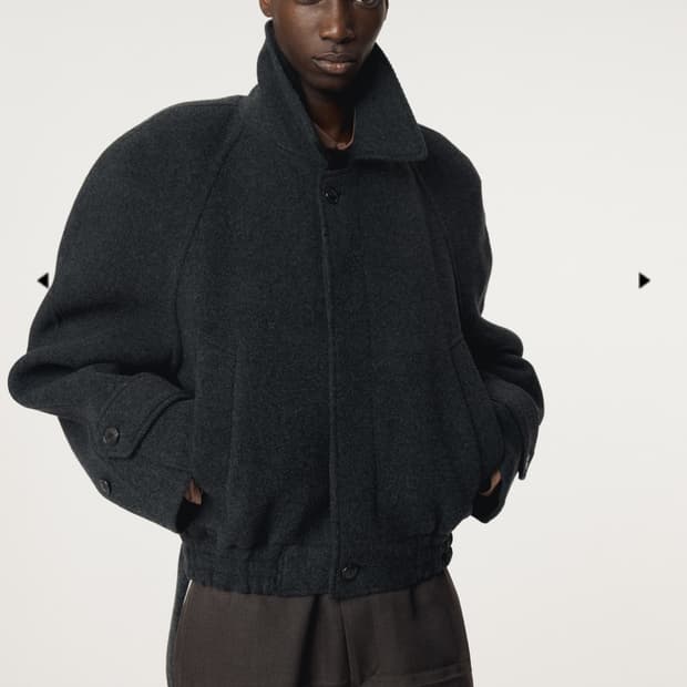 25FW 렉토 남성 래글런 슬리브 핸드메이드 점퍼 