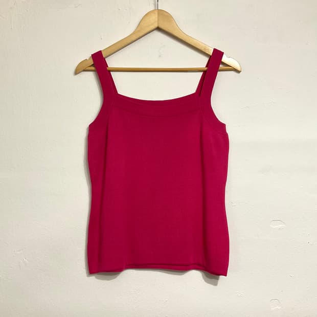 80‘s 디올 프레타 포르테 니트 베스트 슬리브리스