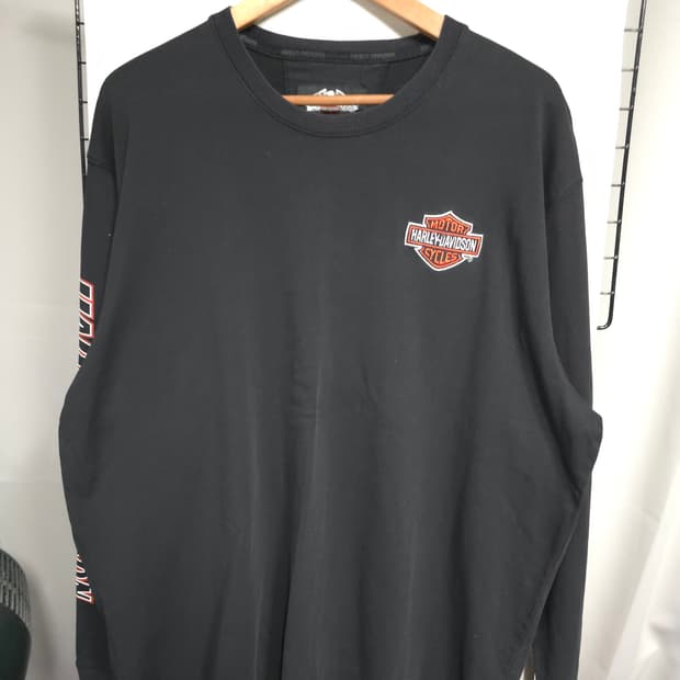 할리데이비슨 블랙 긴팔티 2XL ✨️정품✨️
