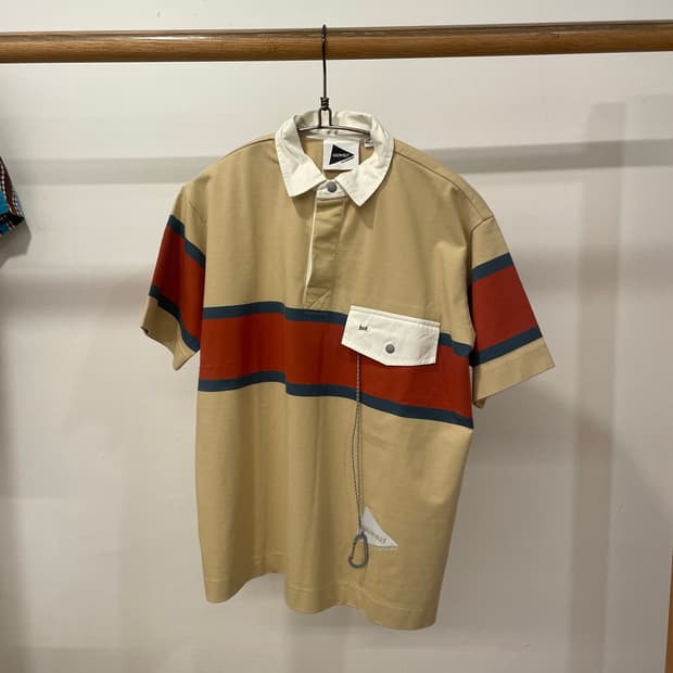 and wander x gramicci half polo(새상품)