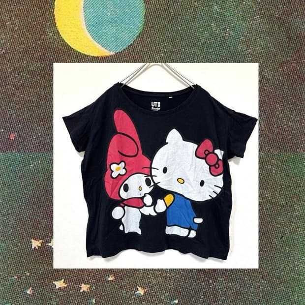 유니클로X산리오 반팔 티셔츠