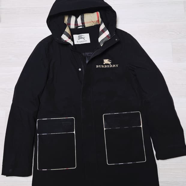 버버리 다운 패딩코트  XXL 정품 