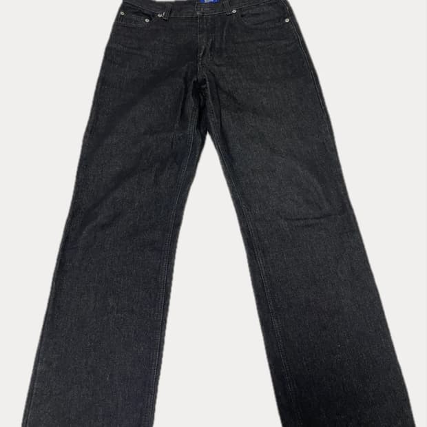 오더플리즈 ORDERPLEASE 블랙 데님 팬츠 사이즈 3