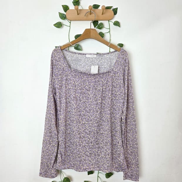 뮤트 보라 잔꽃 슬리브