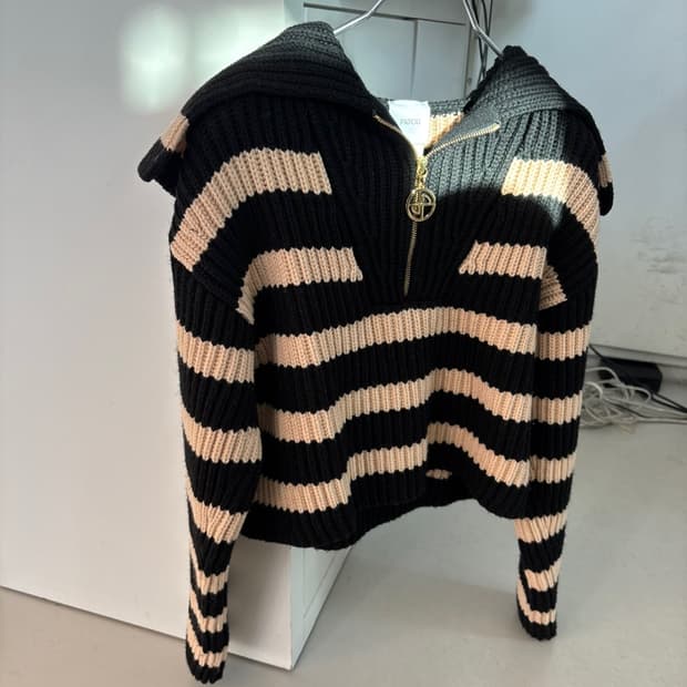 Patou Half Zip up Turtleneck