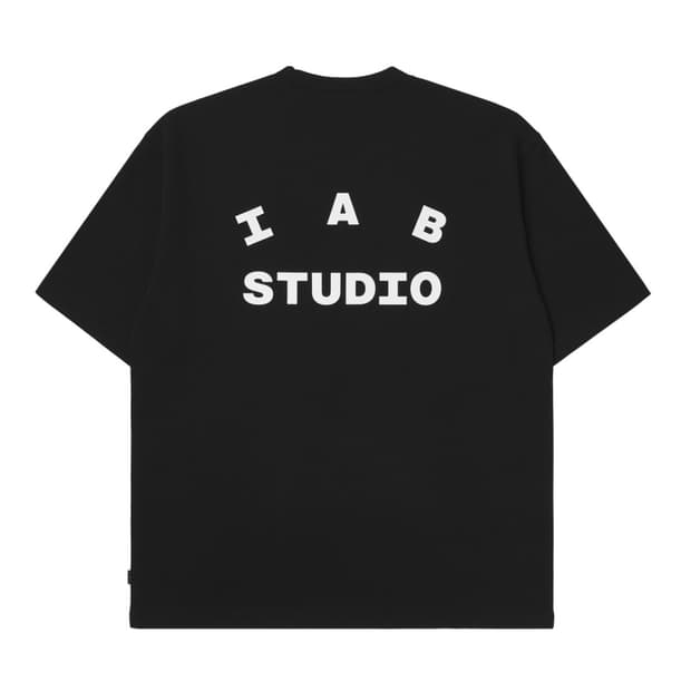 [새상품/M] 아이앱 스튜디오 티셔츠 블랙 화이트 IAB Studio