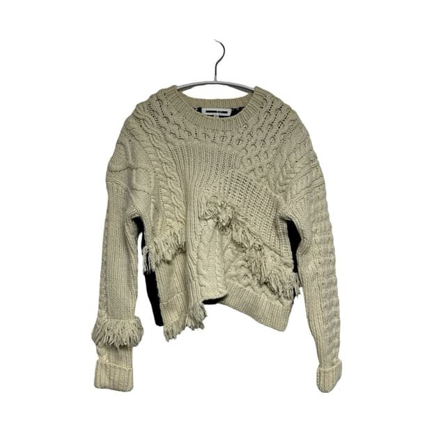 알렉산더 맥퀸 프린지 니트