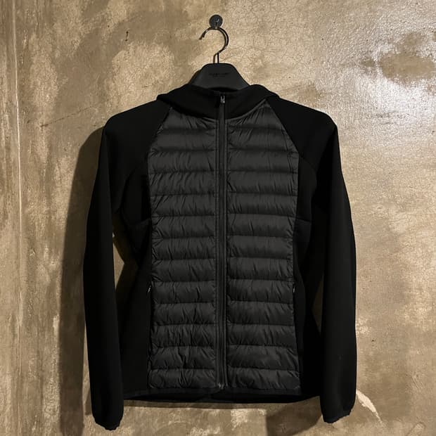 파사디 부분 패딩 후드 자켓