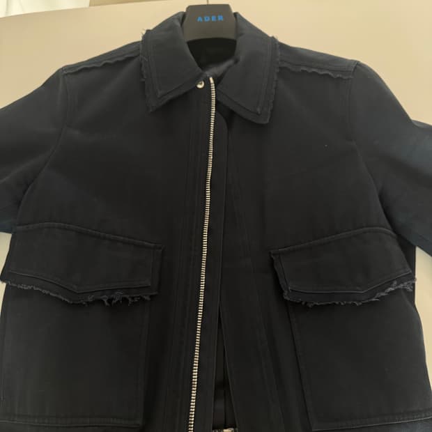 디올 킴존스 오블리크 벨티드 자켓