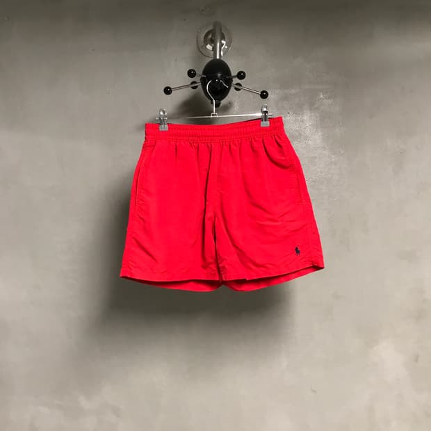 폴로 랄프로렌 포니 스윔 팬츠 레드 S