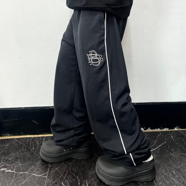 베드보이 사이드파이핑 와이드 트랙팬츠