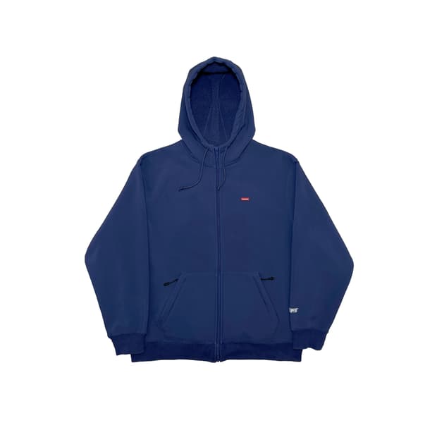 슈프림 윈드스토퍼 스몰 박스로고 후드 집업