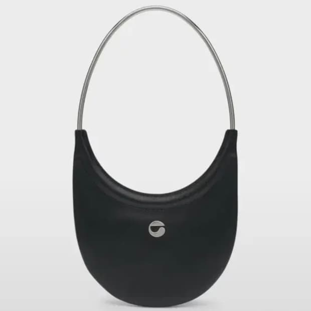 코페르니 링 스와이프 숄더백 블랙