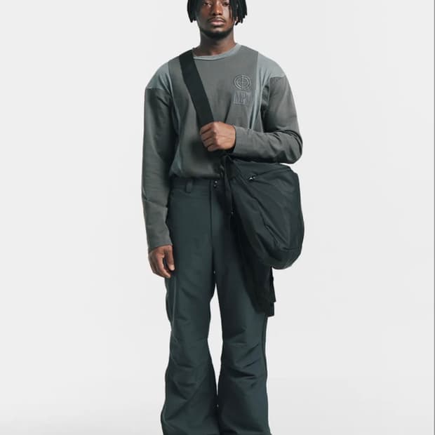 플라스틱 프로덕트 나일론 투웨이 크로스백 블랙