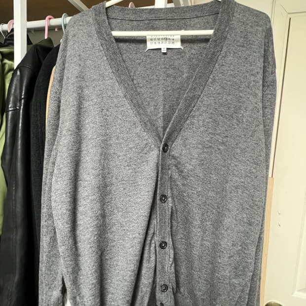 마르지엘라 엘보패치 가디건 L 그레이