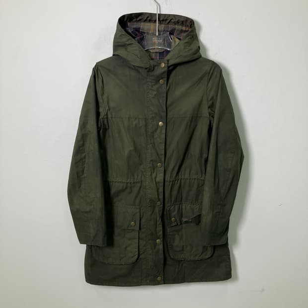 바버 라이트웨이트 더럼 왁스 자켓 38