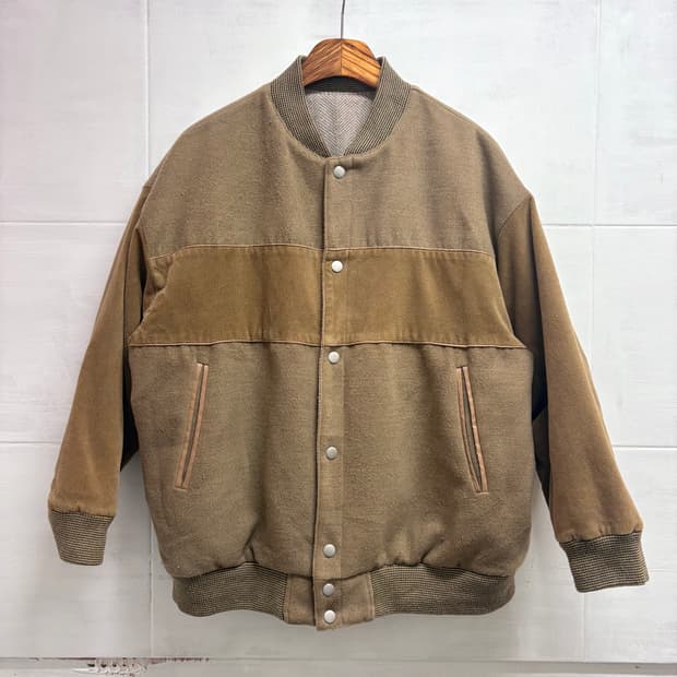 리버서블 일본 빈티지 블루종 점퍼 