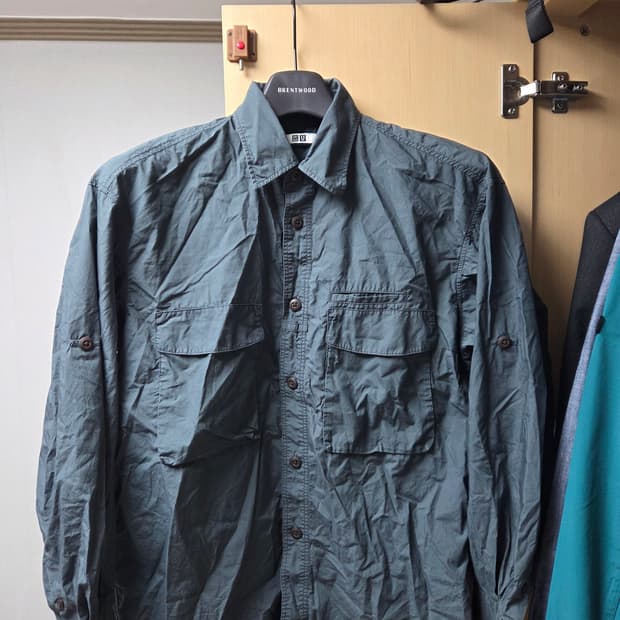 유니클로 U 젠더리스 유틸리티 오버사이즈 셔츠 S