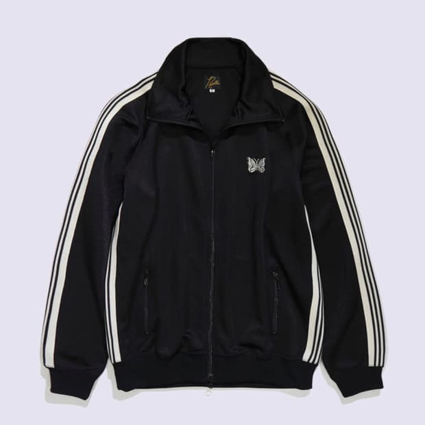 니들스 트랙자켓 L 새상품 블랙화이트