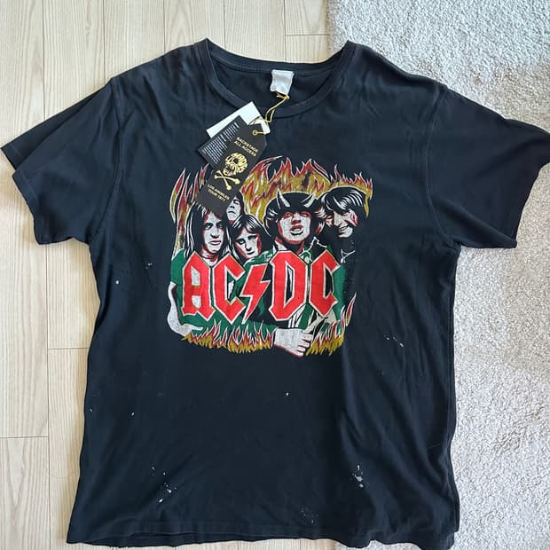 [XL] 메이드원 AC/DC 빈티지 티셔츠