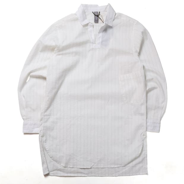 언이펙티드 Unaffected Stripe Poly Shirt 

