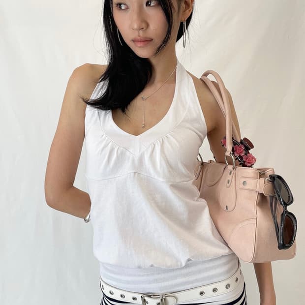 디망쉬 Rosy Top 로지 나시 (white)