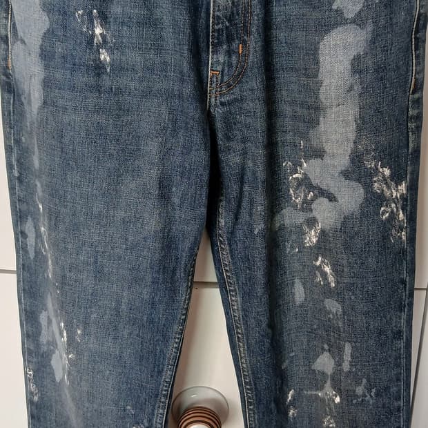 마틴로즈 22시즌 페인티드 데님팬츠