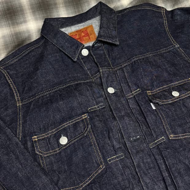 오모토데님(omoto denim) 13.5oz 2세대 데님자켓(38)