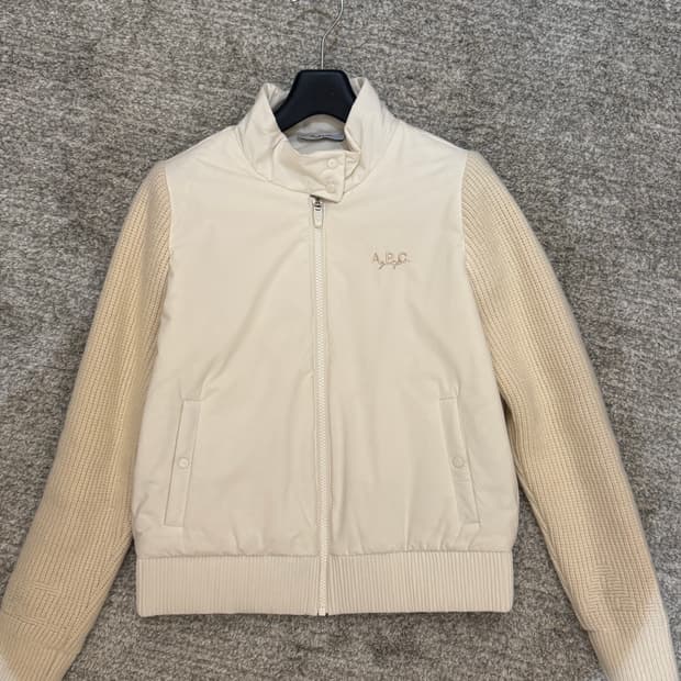 아페쎄 골프 A.P.C 니트 패딩 자켓 s (90)